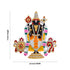 Giri Balaji Murti With Shank Chakra | Multicolour Stone Balaji Idol